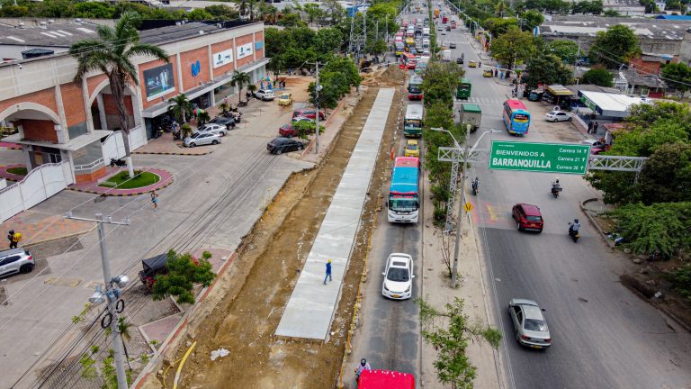 A buen ritmo avanza los trabajos en Tauro y California sobre la calle 30