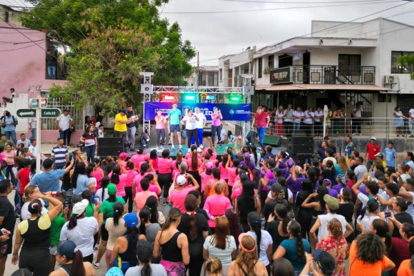 Soledeños bailaron para prevenir la tuberculosis
