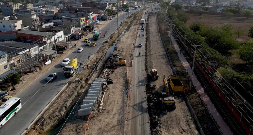 Proyecto Circunvalar en Soledad supera el 50 % de avance y mejora la movilidad en el área metropolitana