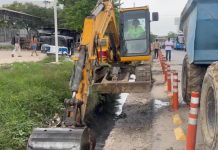 Limpieza de canales en la calle 30 busca prevenir inundaciones durante las lluvias en Soledad