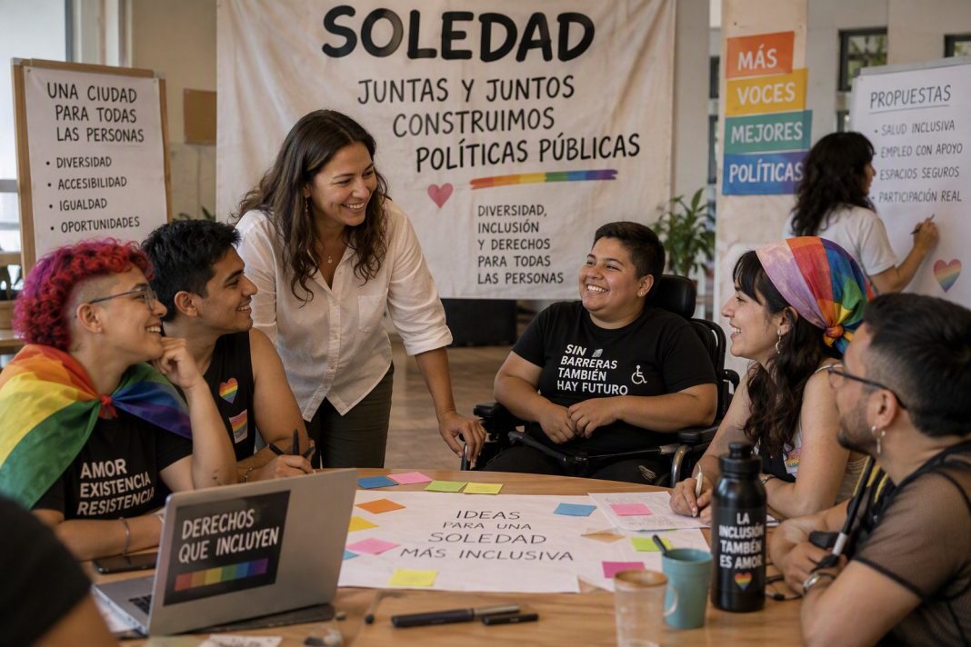 Soledad convoca a la comunidad LGBTIQ+ y a personas con discapacidad a construir políticas públicas