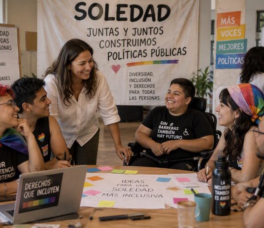 Soledad convoca a la comunidad LGBTIQ+ y a personas con discapacidad a construir políticas públicas